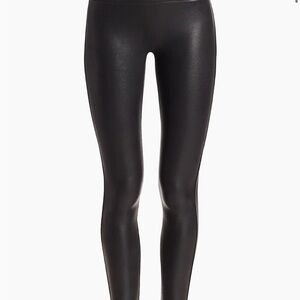 SPANX Faux Leather Black Leggings